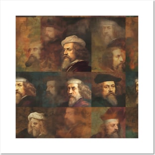 Rembrandt Paintings Mashup Posters and Art